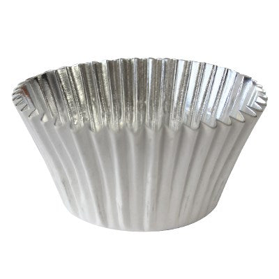 Lot de 30 Caissettes de cuisson profondes doublées de feuille d'aluminium - Blanc