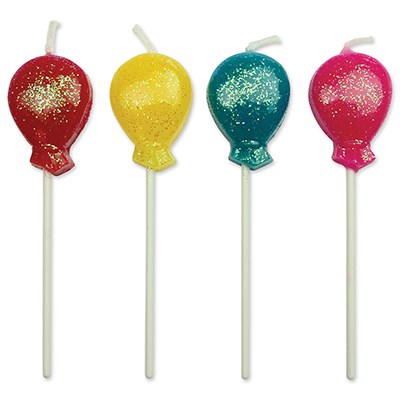 Lot de 8 Bougies Ensemble de ballons 28mm - Cire