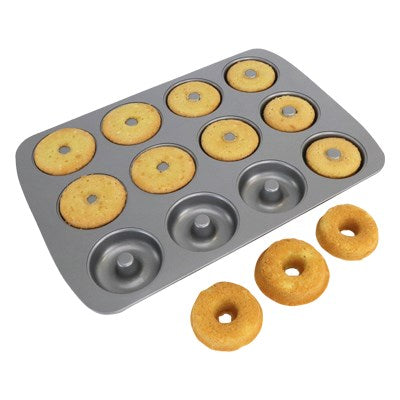 Mini moule à Donuts 12 tasses Antiadhésif - Aluminium - PME