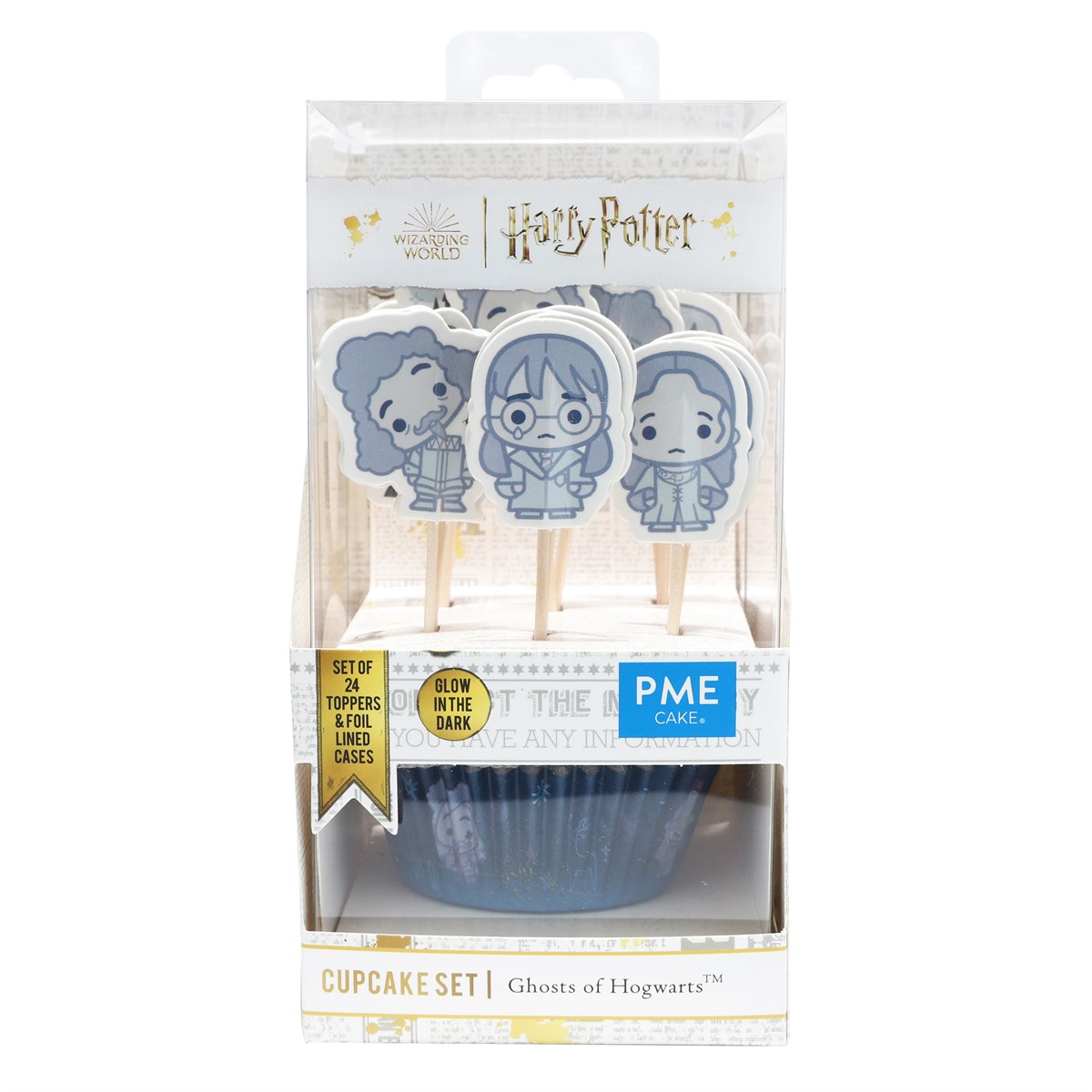 Pack de 24 Caissettes Harry Potter à cupcakes &quot; Fantômes de Hogwarts&quot;