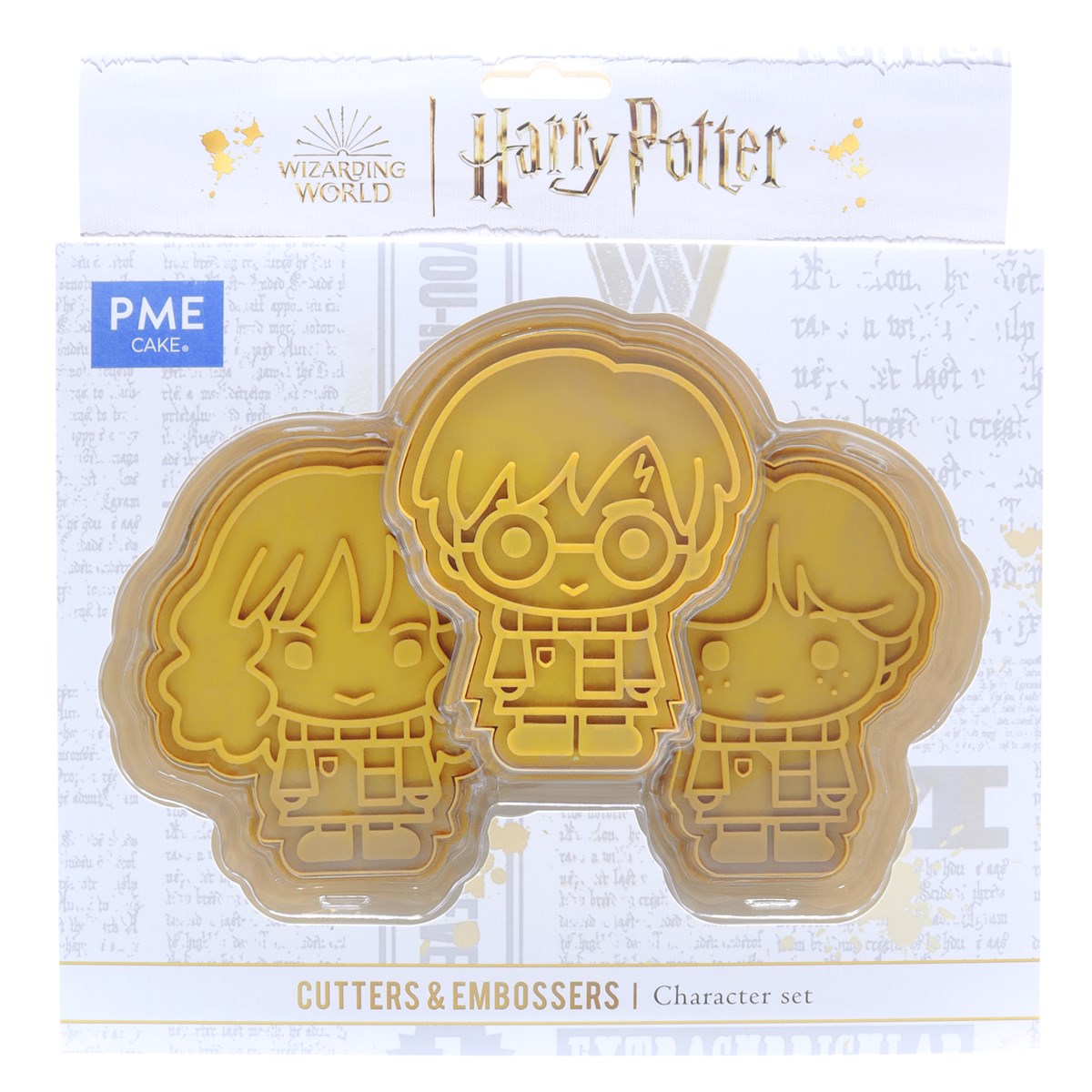 Emporte-pièces et coupeurs Harry Potter "Harry, Ron & Hermione"