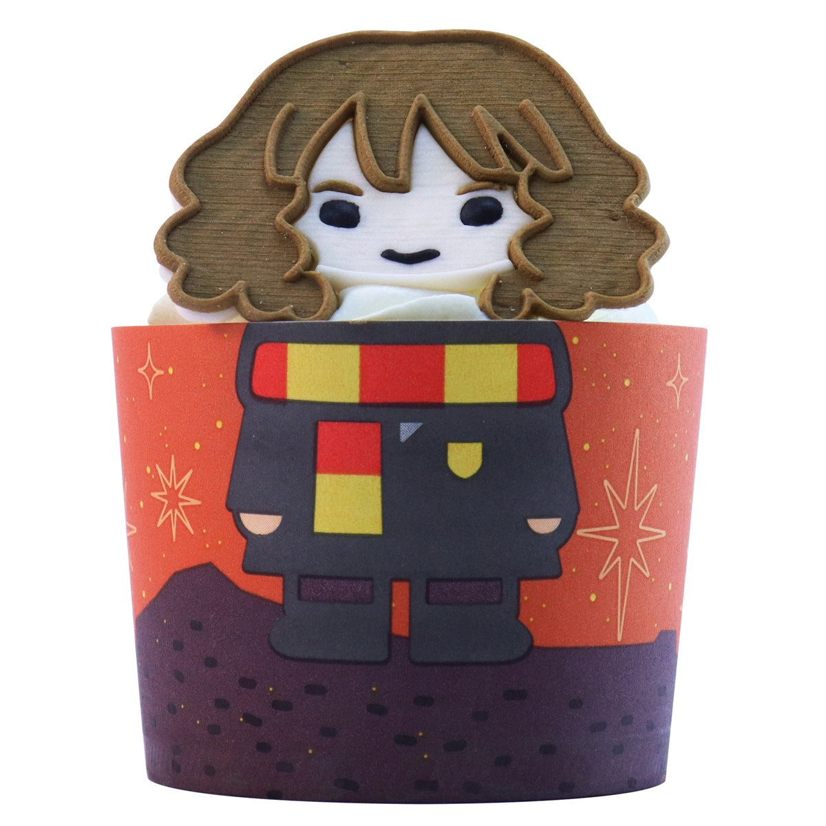 Kit de 6 Décorations pour Cupcakes &quot;Harry, Ron et Hermione&quot;