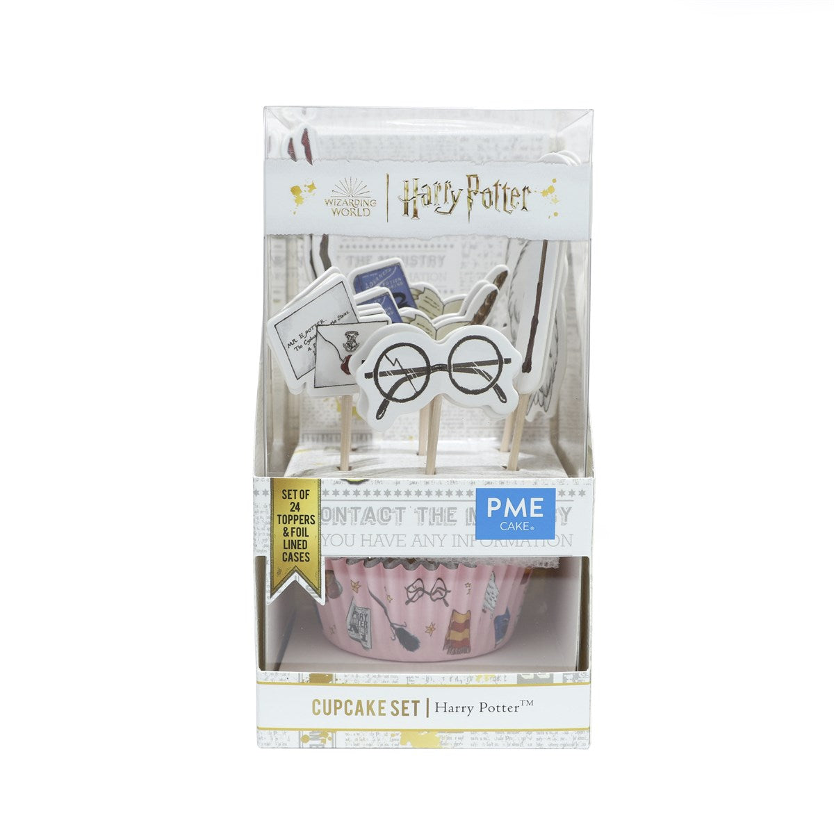Pack de 24 Caissettes Harry Potter à cupcakes et Toppers