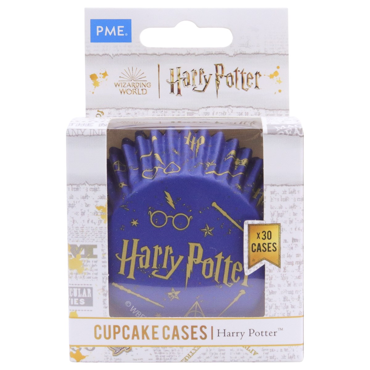 Pack de 30 Caissettes Harry Potter à cupcakes et Toppers "Monde des Sorciers"