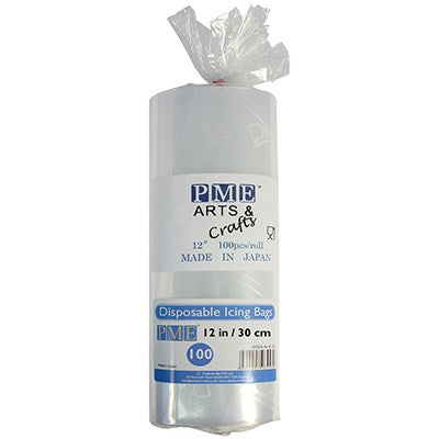 Paquet de 100 Poches à douille Jetable Transparente 30cm - Polyéthylène