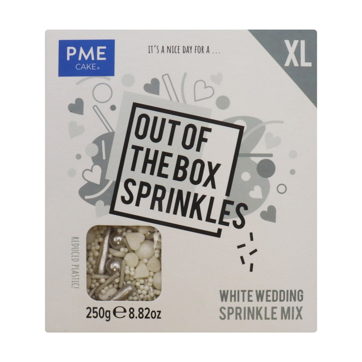 Mélange de décorations "OUT THE BOX" - Mariage 250g - PME
